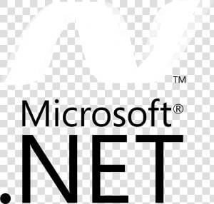 Dotnet Logo Black And White   Microsoft Net  HD Png Download