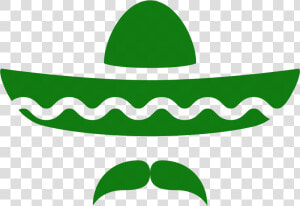 Jpg Free Stock Mexican Vector Sombrero   Sombrero And Mustache Svg  HD Png Download