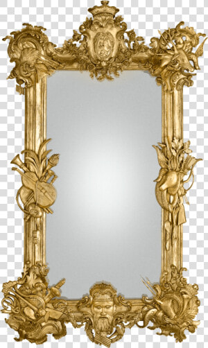 19th century Gilded Mirror   Antique  HD Png Download