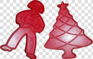 Vintage Tupperware Cookie Cutters  Christmas Tree  amp    Christmas Tree  HD Png Download