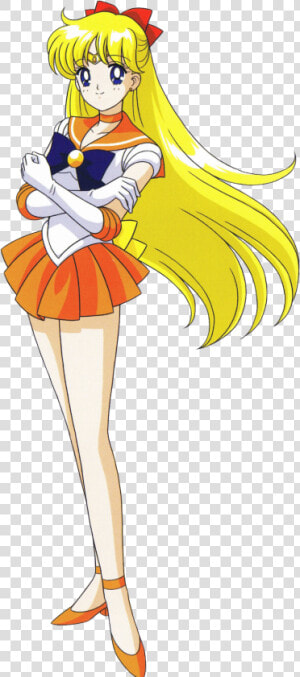 Sailor Venus Png   Sailor Venus Sailor Jupiter  Transparent Png