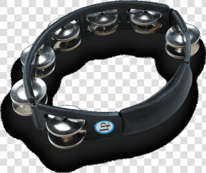 Latin Percussion Cyclops Hand Held Tambourine Black   Pandereta  HD Png Download