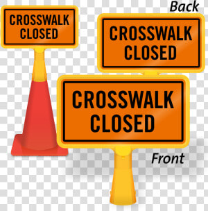 Railroad Clipart Crosswalk Sign   Survey Crew Sign  HD Png Download