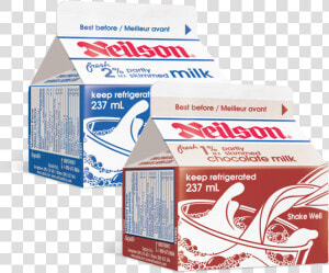 Milk 237ml   White Milk Carton Neilson  HD Png Download