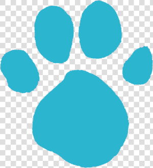 Blues Clues Blue Paw Print  HD Png Download