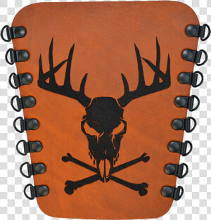 Death Hart Archers Arm Guard   Deer With Arrow Through Skull  HD Png Download