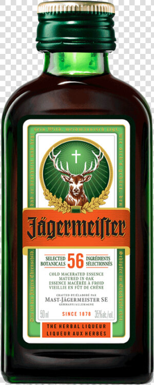 Jagermeister 50 Ml   Jagermeister Miniatures  HD Png Download