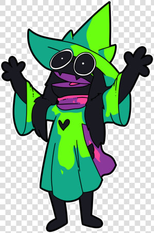 Green Fictional Character Vertebrate Cartoon Clip Art   Ralsei Drawing  HD Png Download