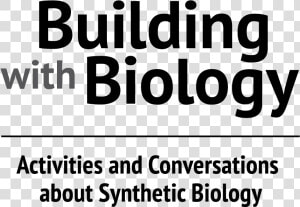 Bwb Logotype Tagline Grayscale   Biology  HD Png Download