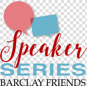 Barclay Friends Speaker Series Logo   Graphic Design  HD Png Download