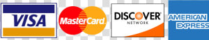 Payment Option   Visa Mastercard Discover Amex Logo  HD Png Download