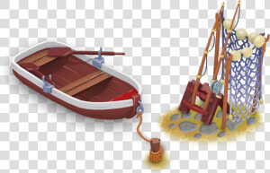 Fishing Boat Repaired   Plywood  HD Png Download