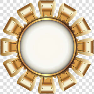 Art Images  Clip Art  Seal  White Gold  Frames  Art   Transparent Round Badge Png  Png Download