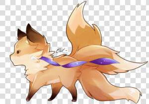 Three Tailed Fox Uyathefox   Fox Cute Animals Drawings  HD Png Download