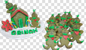 Grinch Gingerbread Men Cookies Pinn   Gingerbread  HD Png Download