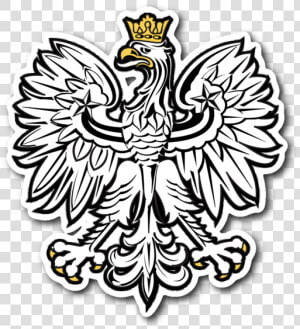 Polish Eagle Die Cut Vinyl Sticker   Pawlowski Polish Pride  Lined Journal  HD Png Download