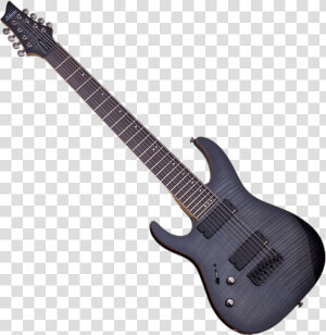 Schecter Banshee 8 Active Left Handed Electric Guitar   Schecter Omen 7 Black  HD Png Download