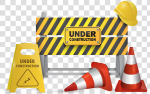 Construction Barricades Clipart Png Image Free Download   Under Construction Png  Transparent Png