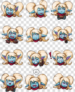 Poppy Emote Sheet By Missmercurielle League Of Legends   Emote Sheet  HD Png Download