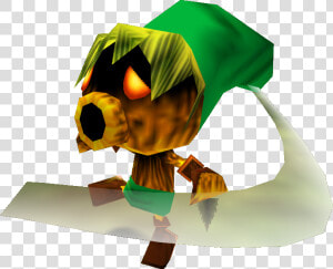 Majora  39 s Mask Deku Link Spin  HD Png Download