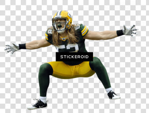 Green Bay Packers Player Shouting   Green Bay Packers Transparent Logo  HD Png Download