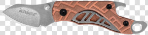 Kershaw Cinder Liner Lock Knife Copper Handle Stonewash   Utility Knife  HD Png Download