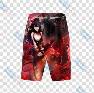 Rwby Blake Belladonna New Beach Shorts   Board Short  HD Png Download