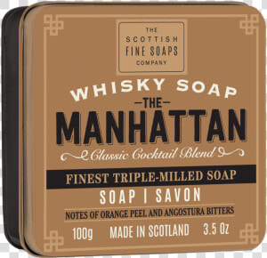 Scottish Fine Soaps Manhattan Soap Tin   Illustration  HD Png Download