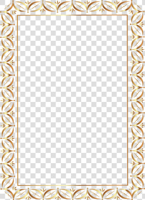 Gold Border Frame Transparent Png Clip Art Image Png   Transparent Border Frame  Png Download