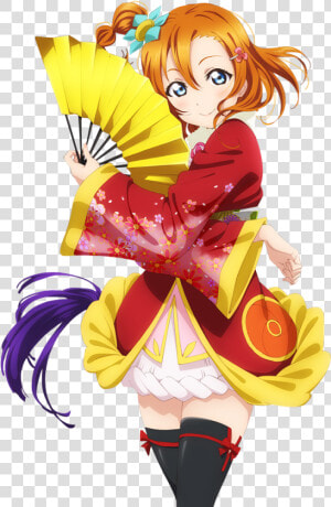 Kousaka Honoka   Honoka Love Live Kimono  HD Png Download