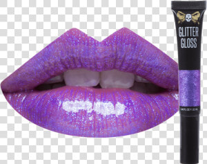 Picture Of Viper Glitter Lip Gloss   Purple Lip Gloss  HD Png Download