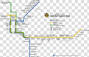 Sacramento Rt Light Rail Map   Sacramento Rt Light Rail  HD Png Download