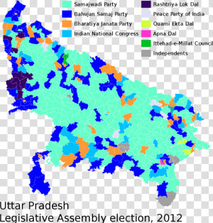 2012 Uttar Pradesh Election Results  HD Png Download