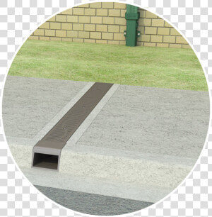 Concrete   Sidewalk Trench Drain  HD Png Download