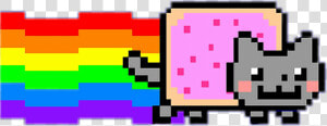 Poptart Clip Art   Nyan Cat Transparent Background  HD Png Download