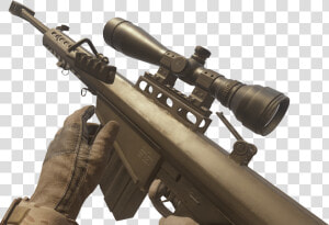 Barrett Call Of Duty   Barrett 50 Cal Cod 4 Scoped  HD Png Download