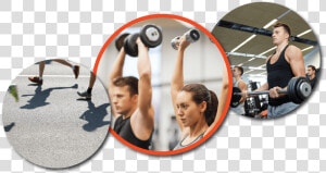 Circle Images Of People Doing Group Training   Fitness Gym Png  Transparent Png