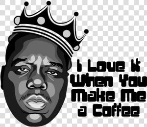 Notorious Big Png Cartoon  Transparent Png