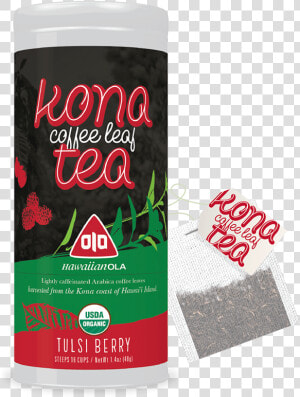 Kona Coffee Leaf Tulsi Berry Tea Bags  HD Png Download