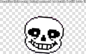 Pixel Art Undertale Sans Head   Png Download   Sans Undertale Pixel Art  Transparent Png