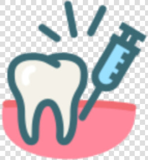 Gum Disease Treatment   Dental Anaesthesia Icon  HD Png Download