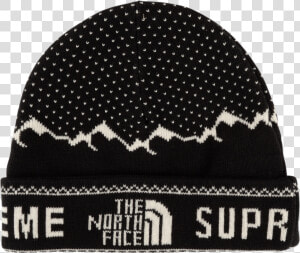 Supreme X The North Face Fold Beanie  HD Png Download