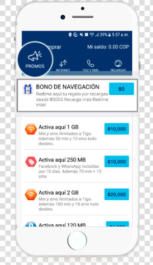 Codigo Para Pedir Regalos En Tigo  HD Png Download