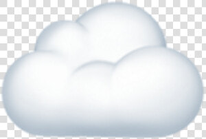 Cloud Emoji Png   Iphone Cloud Emoji Transparent  Png Download