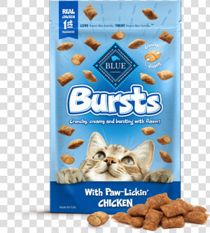 Blue Bursts Paw lickin’ Chicken Cat Treats Cat Treats   Cat Treat  HD Png Download