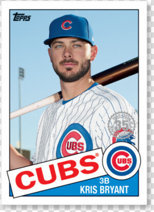 Kris Bryant 2020 Topps Series 1 1985 Topps Baseball   Chicago Cubs  HD Png Download