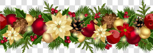 Christmas Decorations Png Free Download   Border Christmas Vector  Transparent Png