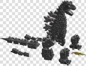 Godzilla Lego Mastramicoset Brick101 Final1   Lego Godzilla Instructions  HD Png Download