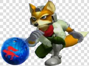 Sticker Starfox Fox Mccloud Super Smash Bros Melee   Figurine  HD Png Download