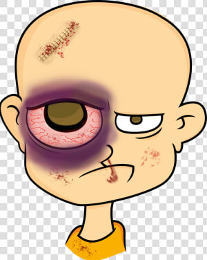 Eyebrow Clipart Eyelid   Clipart Cartoon Black Eye  HD Png Download